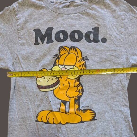 Garfield “Mood.” Tee — Tag Small — Heather Grey - Picture 2 of 3